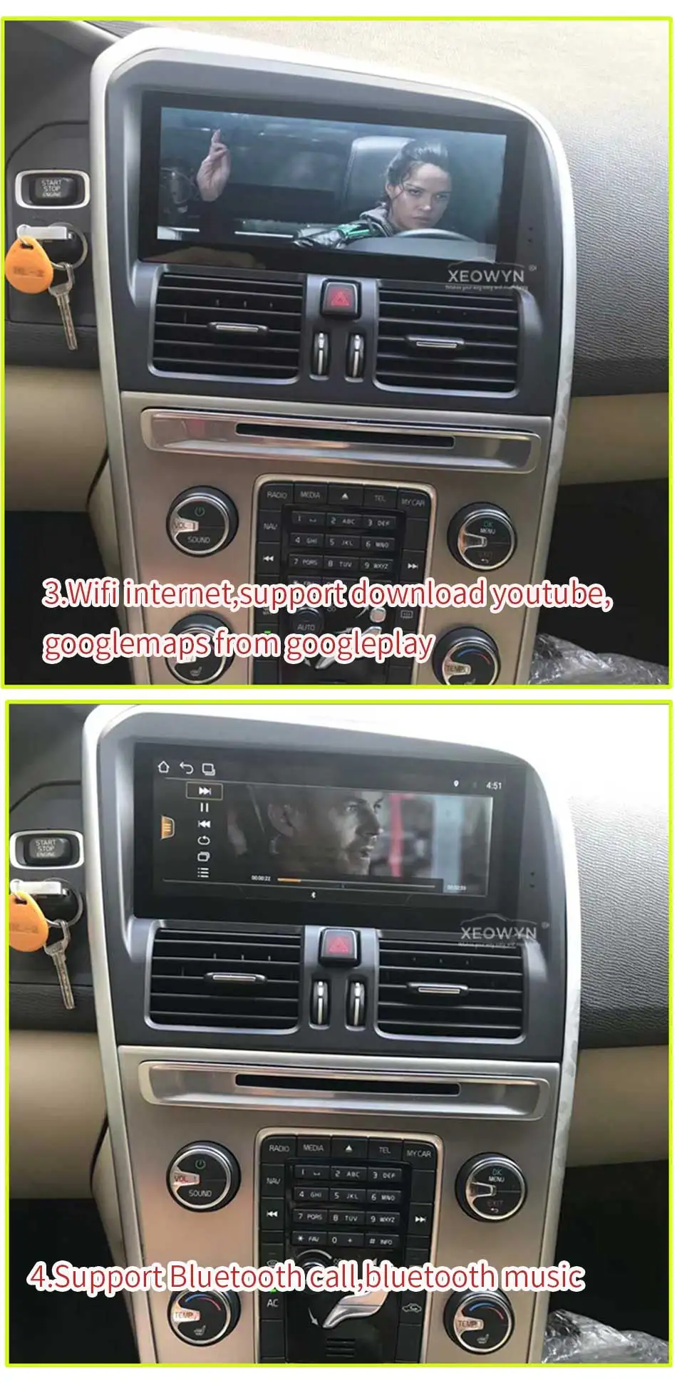 Flash Deal 8.8inch Quad Core RAM2G For Volvo XC60 / S60 2009-2015 Android 7.0 Car Radio Stereo GPS Navigation Support trip informaiton 6 Flash Deal 8.8inch Quad Core RAM2G For Volvo XC60 / S60 2009-2015 Android 7.0 Car Radio Stereo GPS Navigation Support trip informaiton 6
