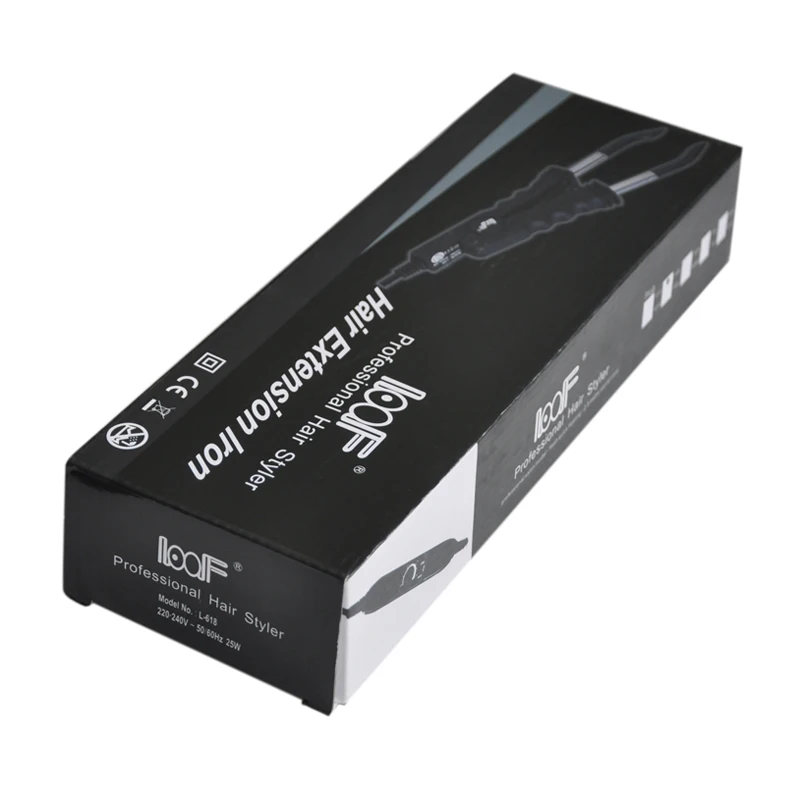 loof Adjustable Temperature Hair Extension Iron Keratin Bonding Tools Fusion Heat Connector Professional Salon Tools