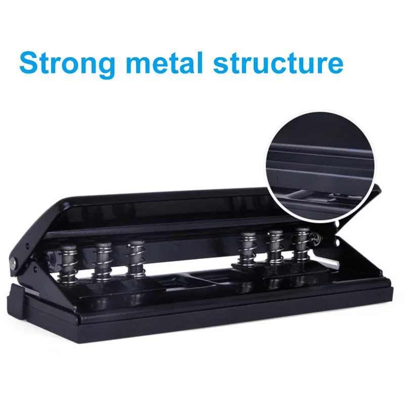 

Manual 6 Holes Perforator Adjustable Universal Puncher for Files Paper Documents LCC77