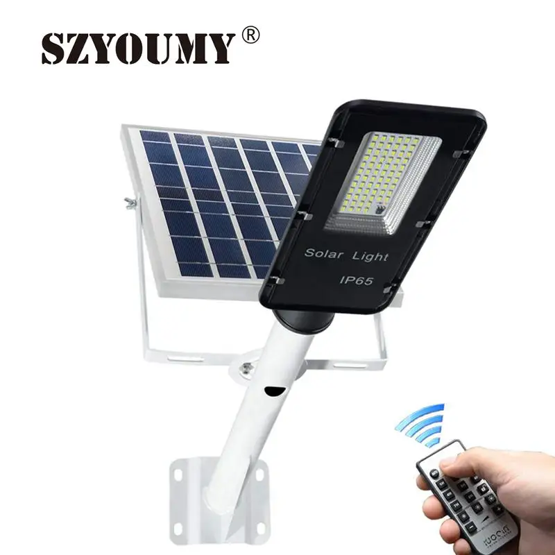 Szyoumy Outdoor Solar Monokristallijn Silicium Zonnepaneel Snelweg Licht Voor Straat 50W 100W 150W 200W Solar straat Licht Met Ir