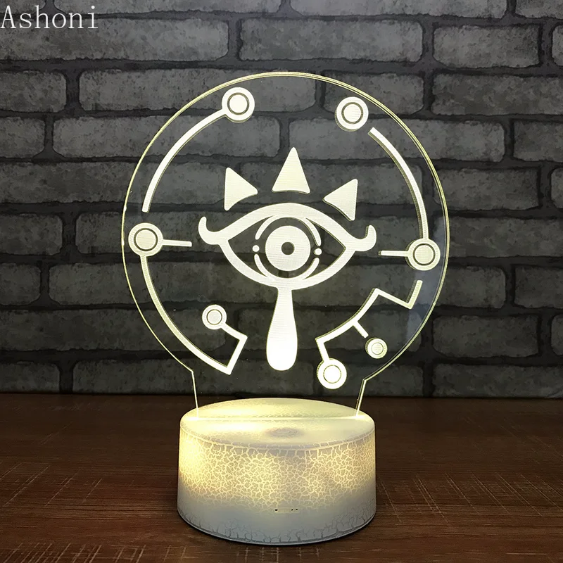 

The Legend of Zelda 3D LED Table Lamp Touch Colorful 7 Color Change Acrylic Night Light Kids Games Christmas Gifts