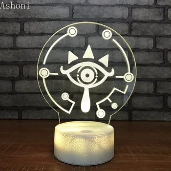 

The Legend of Zelda 3D LED Table Lamp Touch Colorful 7 Color Change Acrylic Night Light Kids Games Christmas Gifts