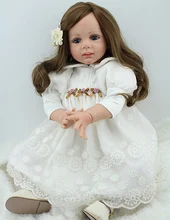 24″ inch Soft Vinyl Reborn Toddler Doll Collectible Newborn Dolls Babies Toys FRIDOLIN Reborn Baby Doll Gifts