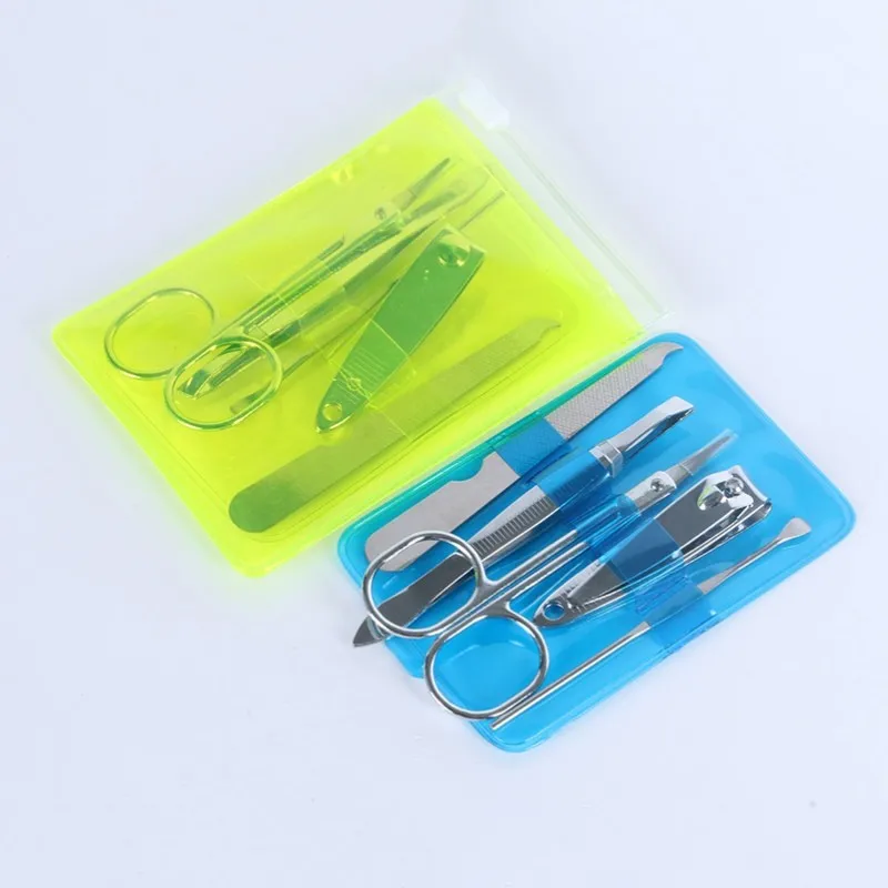 Manicure Set Pedicure Tools Kit Nail Clipper scissors Travel KIt Cutter | Красота и здоровье