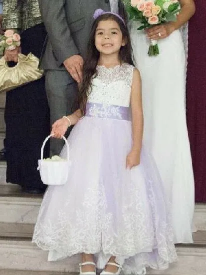 Teen Girls Princess Dress 2018 Tule Children Formal Wedding Gowns Lace Party Pageant Dresses Bridesmaid Evening Clothing For Kid (3)