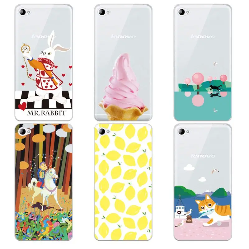Prince Soft Clear TPU Phone Case For Lenovo S60 S90 A2010 A1000 A5000 A7000 K4 K5note Horse River Lemon Shell Bag Free Shipping | Мобильные