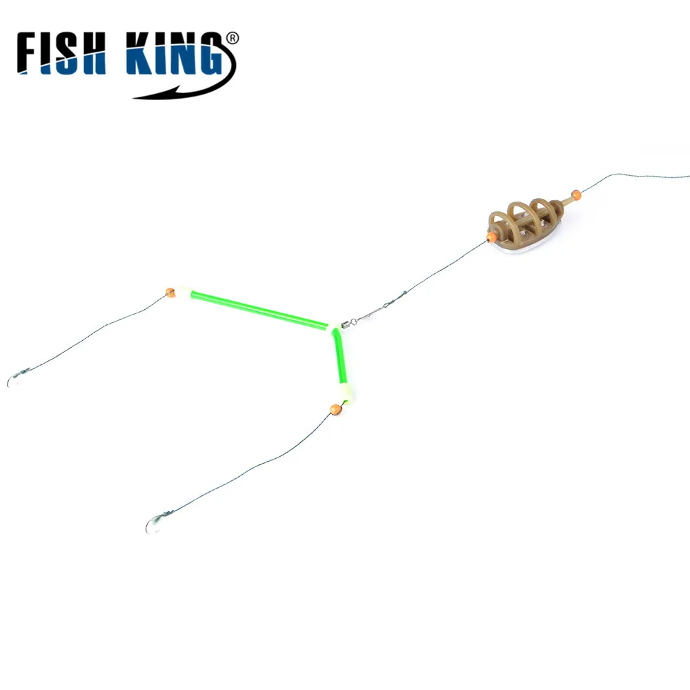 FISH KING 4 шт./лот план 15 г-45 г План B 35 г-65 г приманка-Фидер клетка карп рыболовные принадлежности приманка для кормушки карпа