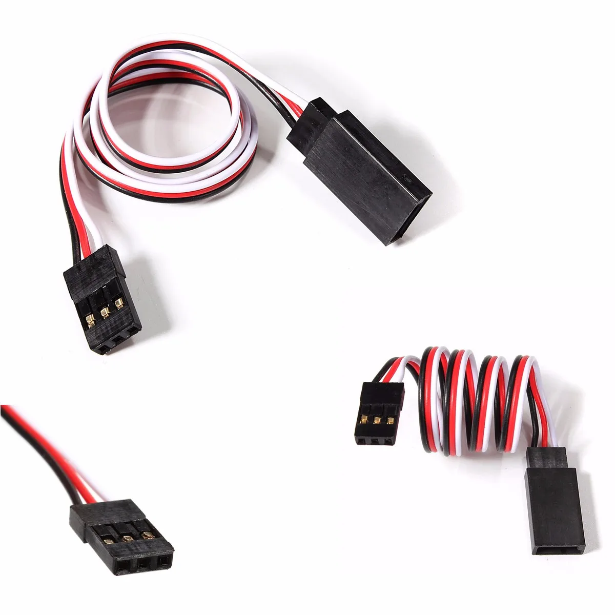 New 30cm RC Servo Extension Wire Cable For Futaba JR Remote Control Parts Used for RC Car Plane Helicopter Servo Connection-in Parts & Accessories from Toys ...