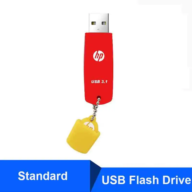 Силиконовый usb флеш-накопитель hp 512 ГБ 256 ГБ 128 Гб 64 ГБ 32 ГБ 16 ГБ 8 ГБ USB3.1 DJ Pendrive X788W USB 64 go флеш-диск на ключ - Цвет: x788-Red Standard