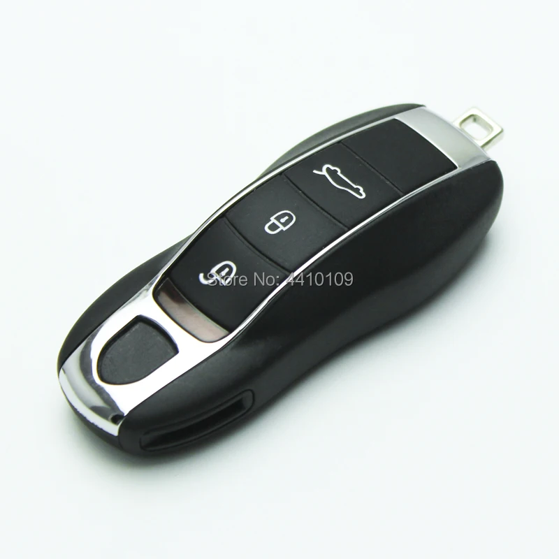 3 + 1 кнопка Авто удаленный Автомобильный ключ оболочка для Porsche 911 Panamera Cayenne Брелок