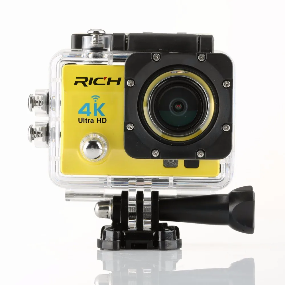 old action camera RICH SJ80 pro Action camera Ultra HD 4K WiFi Full 1080P 60fps Diving underwater go waterproof Helmet Cam Sports action Camera H9 best action camera