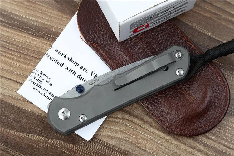 Большой Sebenza Inkosi 25 CPM S35vn titanium Ручка складной овощи фрукты карман Отдых на природе Охота EDC инструмент кухонный нож