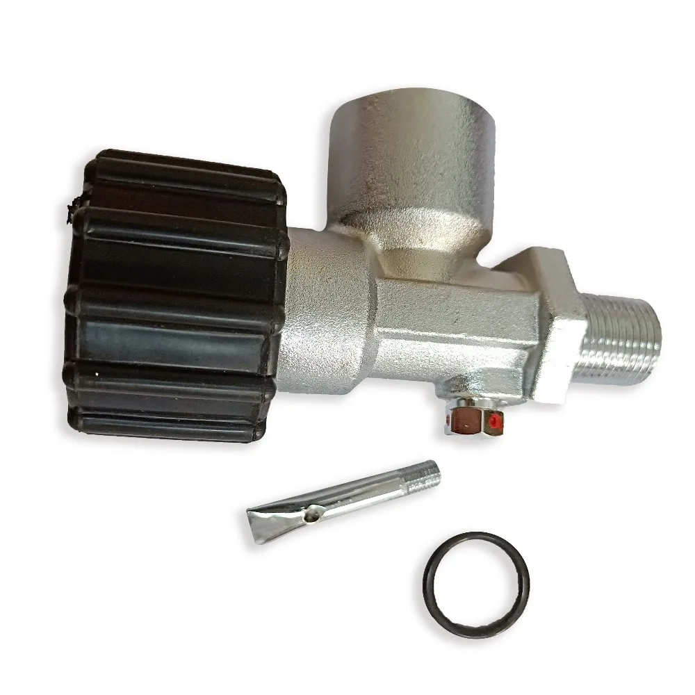PCP  Paintball Tank 30Mpa 4500psi Din Valve ON/OFF for Carbon Fiber Cylinder M18*1.5 Male Thread G5/8 Female Thread from China