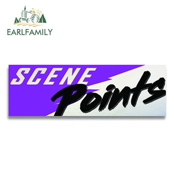 

EARLFAMILY 15cm x 5.2cm Scene Points Vinyl Sticker Car Window Bumper Trunk Decal Reflective Car Sticker Waterproof Car Styling