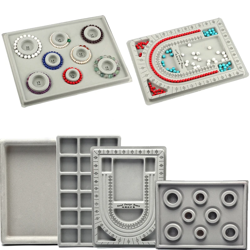 1 шт. Горячая Новинка DIY флокированные бусины доска браслет Бисероплетение ожерелье ювелирных изделий лоток ремесло инструмент