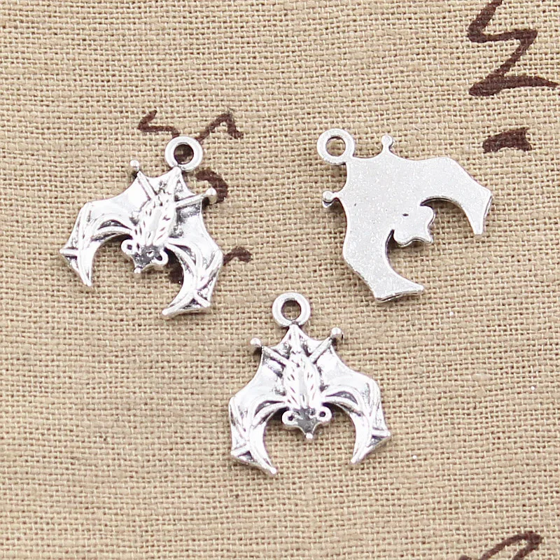 8pcs Charms Bat 20x17mm Antique Making Pendant fit,Vintage Tibetan Bronze Silver color,DIY Handmade Jewelry 8pcs Charms Bat 20x17mm Antique Making Pendant fit,Vintage Tibetan Bronze Silver color,DIY Handmade Jewelry