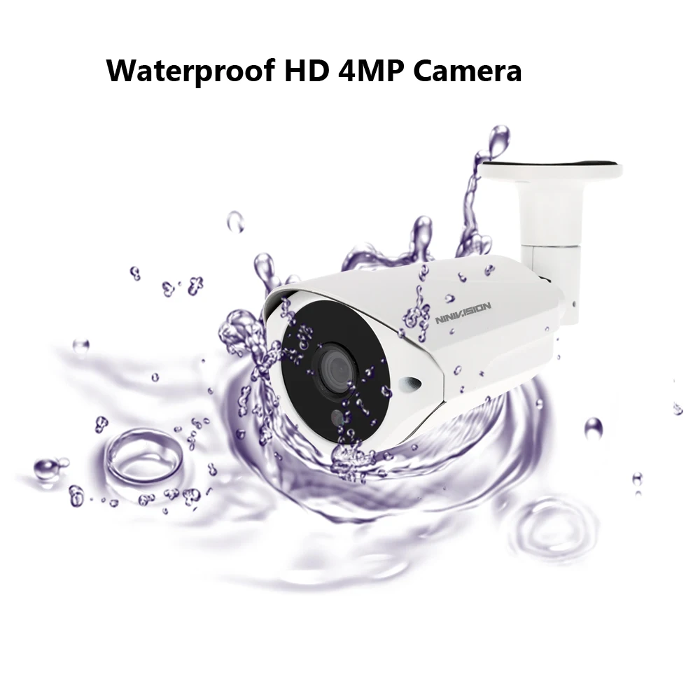  H.264 4MP 2560*1440P Surveillance CCTV System HD 8CH AHD DVR NVR Kit 4.0MP Waterproof indoor Outdoo - 32880963569