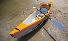 

New Arrivals Thickened brushed kayak canoe single double hard boat drifting kayak folding boat hovercraft Hot
