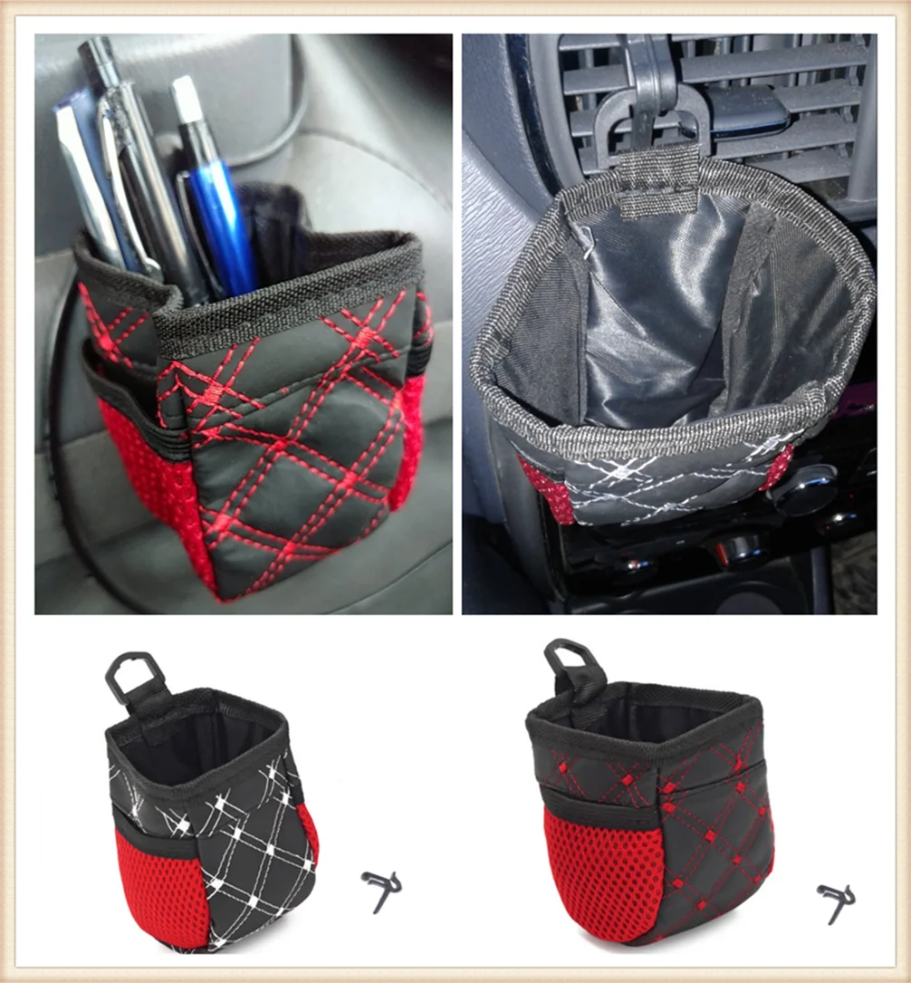 Car supplies air conditioning outlet groceries barrel auto debris bag for Mercedes Benz GL63 GL-Class G65 G550 G350 E300