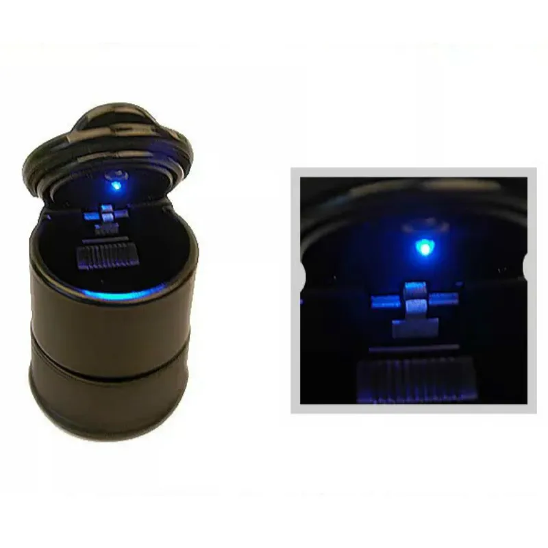 

Cenicero de coche duradero portátil LED Auto Oficina soporte de Cenicero caja de soporte para Audi A6 BMW VW Toyota Camry Honda Nissan