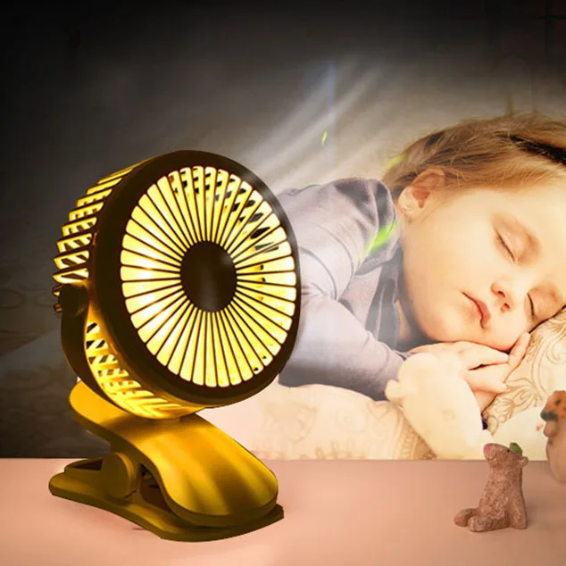 

Portable Computer PC Fan Mini USB Fan For Office Home Night Light Electric Laptop Fan With Double Sided Fan Blades battery/ usb