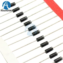 200 шт. 1А 1000 в диод 1N4007 IN4007 DO-41 стандартный выпрямительный диод