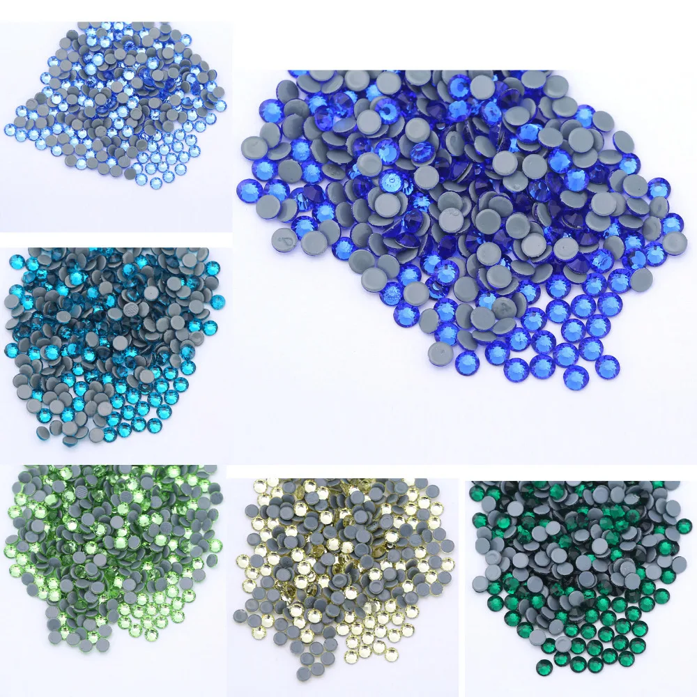 ss20 (4.6 4.8mm) 1440pcs Crystal Glitter Gems Strass Flatback Hot Fix