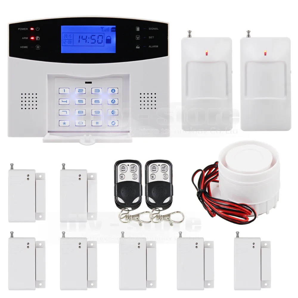 DIYSECUR Wireless GSM Home House Security System Long range Control