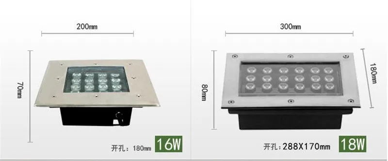 Luzes do Jardim Luzes de Quintal Lâmpadas à Prova Luz de Parede w ao ar Chão Subterrâneo Exterior 12 v 9 w 16 Livre Praça Enterrado d' Água Luz dc 27 Luz chão Subterrâneo Luzes Do Jardim Luz