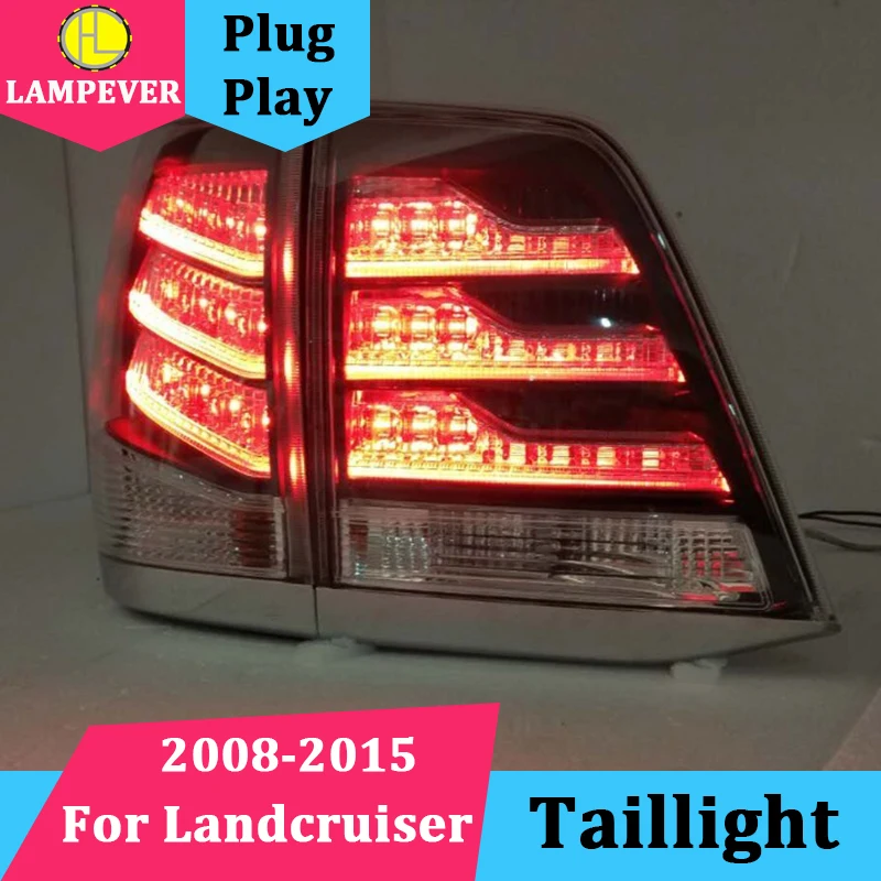Задний фонарь Lampever для Toyota Land Cruiser светодиодный задний 2008-2015 светильник Landcruiser FJ200