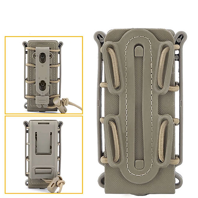

9mm Tactical Reload Magazine Pouch Ammo Shells Shotgun Ammo Bag Hunting Gun Case Accessories MOLLO Box LNDJ01