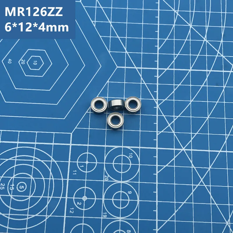 

Бесплатная доставка высокого качества MR126ZZ подшипника (50 шт.) 6*12*4 мм миниатюрный MR126 ZZ, шариковые подшипники L-1260ZZ MR126