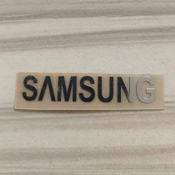 

Custom metal Silver Samsung logo metal paste Samsung galaxy S3 s4 s5 metal stickers Samsung logo 3.1X0.6cm 10pcs Free shipping