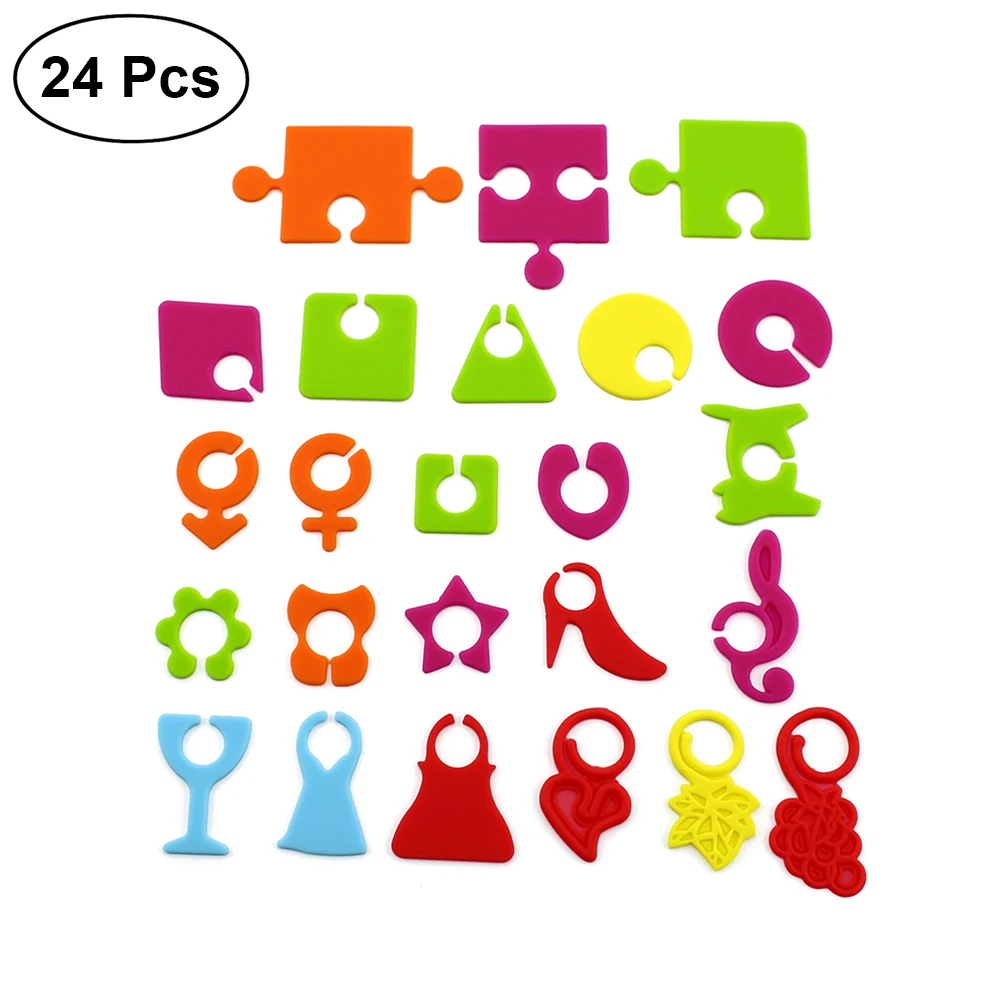 

24pcs Suction Cup Glasses Markers Portable Silicone Reusable Multicolor Creative Wine Cup Labels for Party Glass Wine