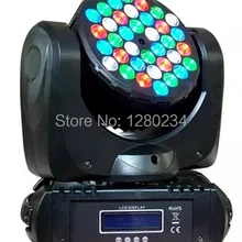 6 шт./лот светодиодный движущаяся головка лучевой светильник 36X3 Вт RGBW мини мыть dmx сценическое освещение для бара ktv 12 каналов