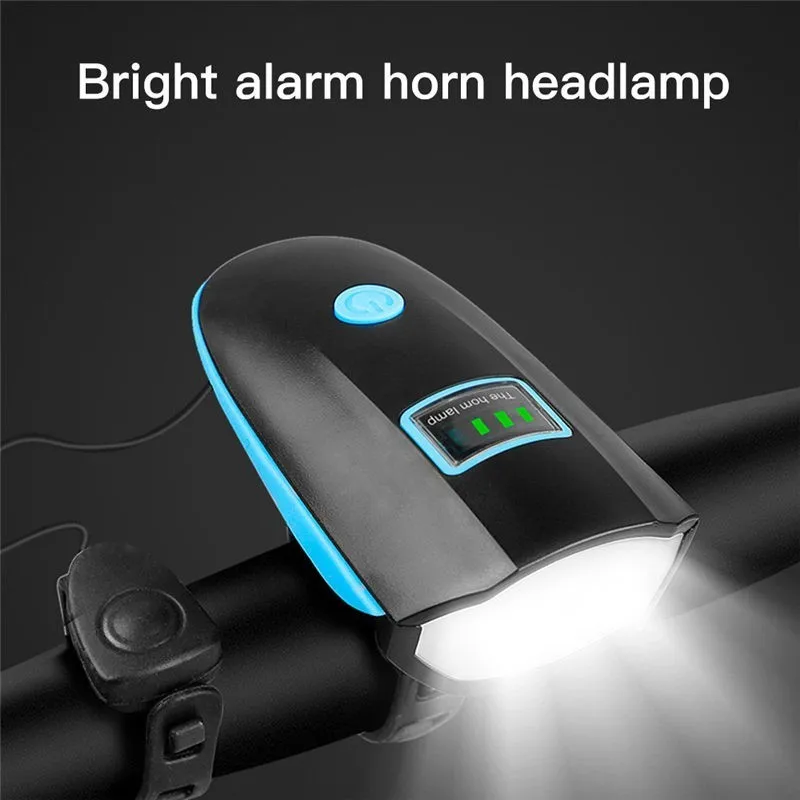 Perfect Super Bright Bicycle Led Headlight Light With Bell Usb Rechargeable Bike Lights Head Light For Bicycle Mtb Road Cycling 20