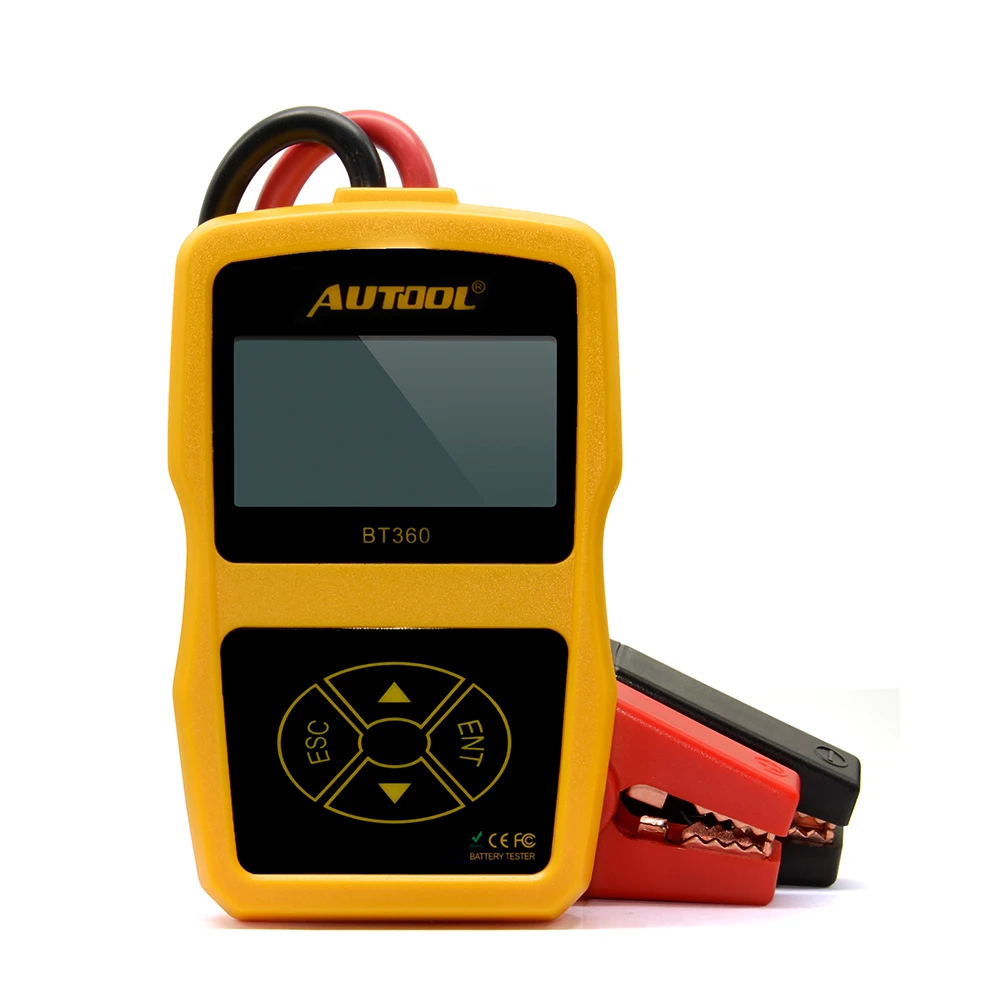 Топ! Цифровой тестер автомобильных аккумуляторов AUTOOL BT360 12 В для затопленного