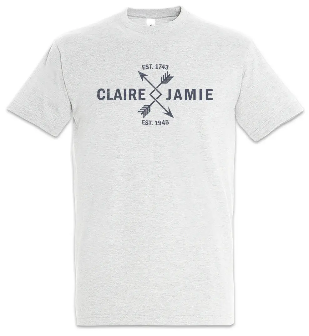 

CLAIRE & JAMIE T-SHIRT Outlander Scots Scotland Fraser Randall Love Arrow