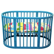 Детские постельные принадлежности для кроватки, прочная деревянная детская кроватка, многофункциональная круглая детская кроватка, детский стол для занятий и стульев, горячая новинка, NAF