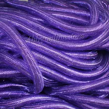Новые Темно-фиолетовый нейлон сетка Трубчатые Крин для изготовления cyberlox 16 мм 60 метров