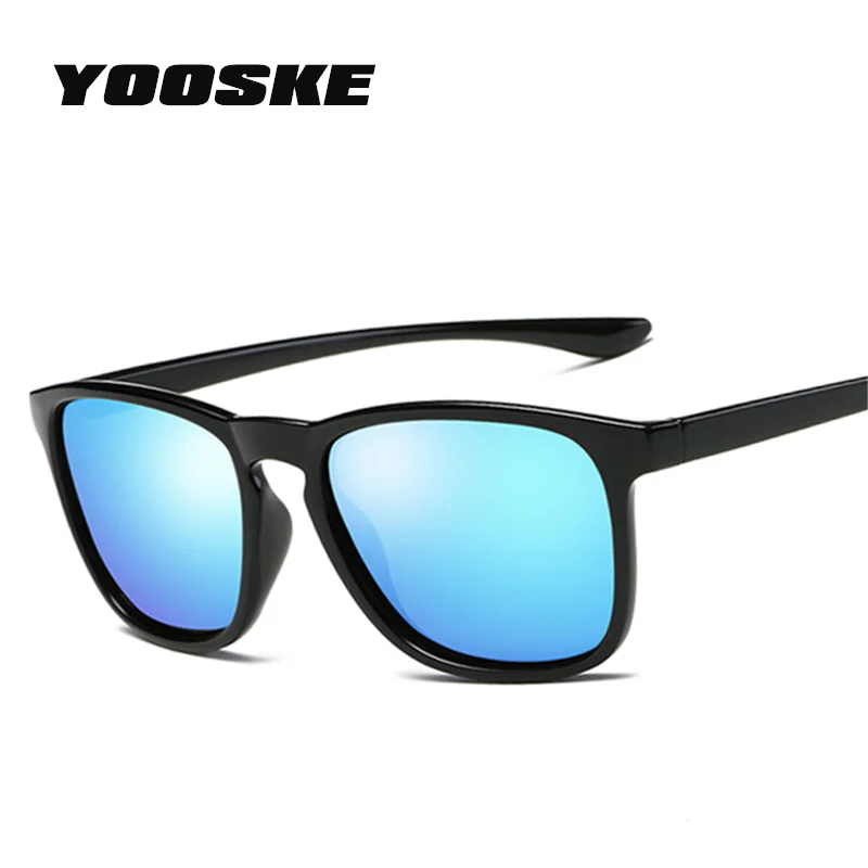 Yooske Мода поляризованные Солнцезащитные очки для женщин Для мужчин Для женщин Винтаж квадратный вождения Защита от солнца Очки очки Для женщин S Для мужчин S спортивные очки UV400 оттенков