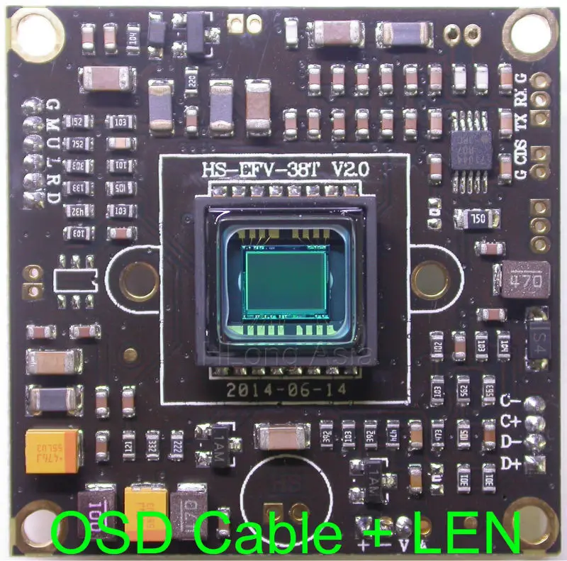 WDR 1/3 &quotSONY Super HAD II CCD ICX662 ICX663 + CXD4141 CCTV камера Модуль платы блока программного