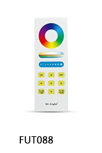 Mi. Светильник RGB/RGBW/RGB+ CCT контроллер светодиодной ленты 12 В~ 24 В; 2,4G беспроводной умный пульт дистанционного управления - Цвет: FUT088
