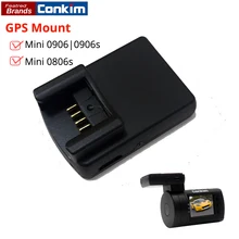 Conkim GPS Mount For Car Dash Camera Mini 0806s Dual Lens Mini 0906 GPS Stand Holder For Car DVR Mini 0806 New Version Micro USB