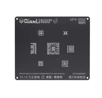 QIANLI iBlack 3D BGA трафарет MTK6582 MSM8917 2AA/8937/8953 1AB/B01-AB/8940 1AA/8916/8909/8939/8996 SDM636/660 Шаблон трафарет для законсервированное растение