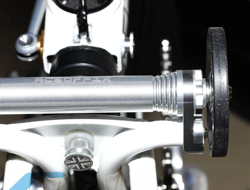 4 цвета для BMX складные велосипедные стойки легко колеса удлинитель телескопический стержень для Brompton