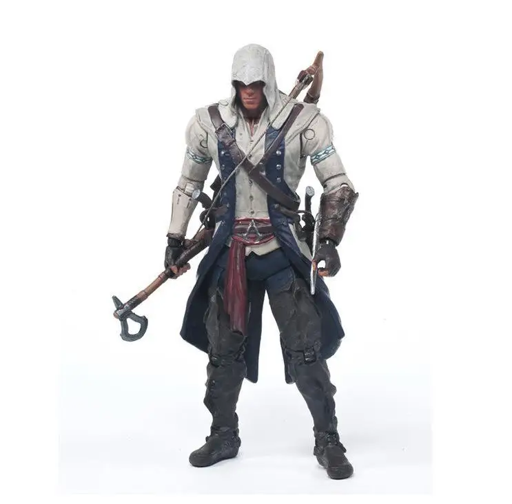 Игрушки McFarlane Assassins Creed серии 4 Коннор Mohawk действий»; ботинки в стиле «Эдвард Кенуэй рисунок Boys, игрушки для взрослых, подарок - Цвет: C