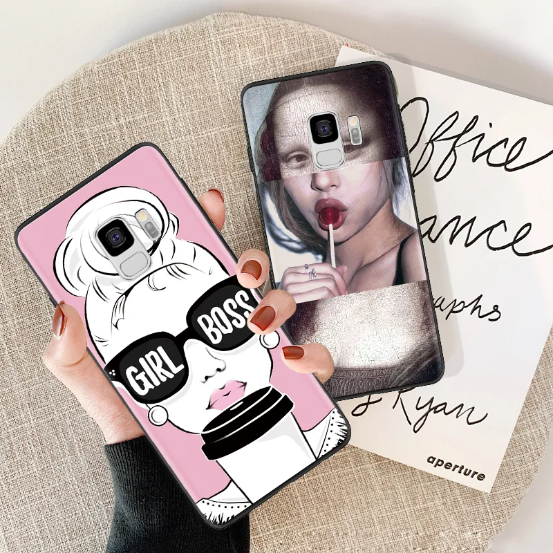 

Soft Case For Samsung Galaxy A70 A50 A40 A30 A20e A10 A3 A5 2016 A7 2017 A9 A8 Plus 2018 S10 Plus S10e M20 M30 Matte Girls Cover