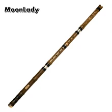 Separable Vertical Bamboo Flute Key F/G 3 Sections Musical Instrument Traditional Chinese Handmade Woodwind Instrument Xiao