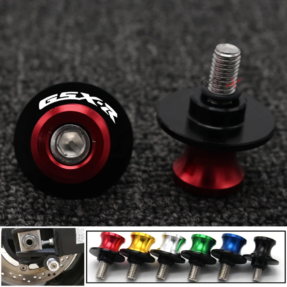 Motorcycle Accessories CNC Aluminum M8 Swingarm Spools Slider Stand Screw For Suzuki GSXS750 GSXS1000 Color : Black Motorcycle Accessories CNC Aluminum M8 Swingarm Spools Slider Stand Screw For Suzuki GSXS750 GSXS1000 Color : Black
